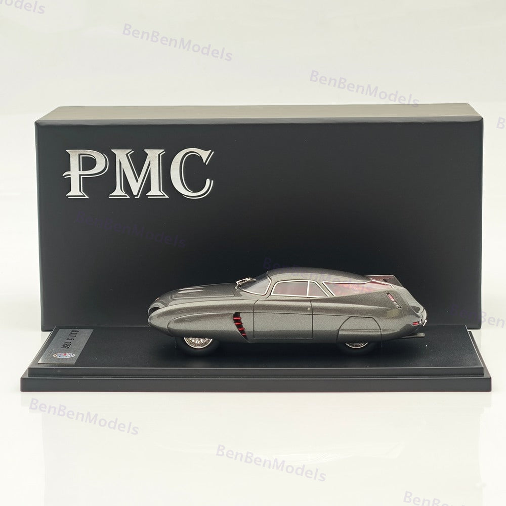 PMC 1/43 Alfa Romeo B.A.T. 5 1953 Grey Resin Model Car Limited Edittion 111
