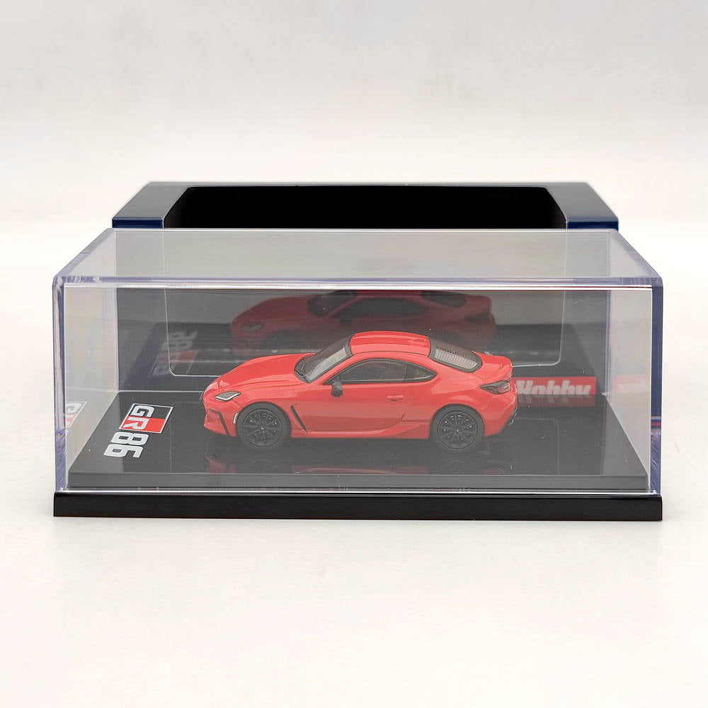 Hobby Japan 1/64 TOYOTA GR86 RZ 3BA-ZN8 RED HJ641048AR Diecast Model Car Collection Auto Toys Gifts(Ships from the United States)