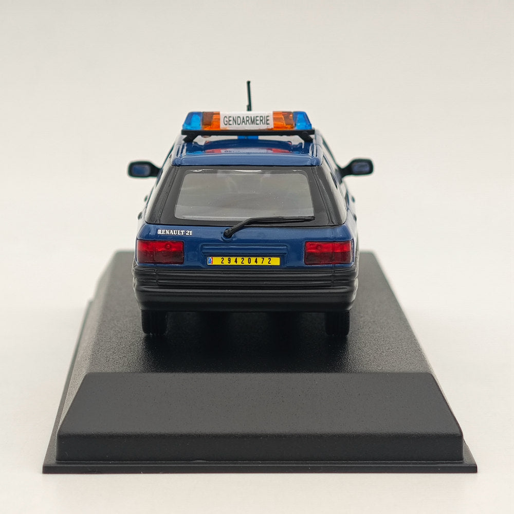 1/43 Norev Renault R21 Nevada 1994 Sw Station Wagon Gendarmerie moulé sous pression bleu