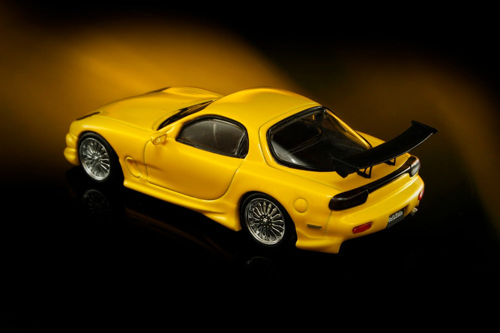 Mortal 1:64 Mazda RX7 Veilside Miniature Hobby Diecast Jouets Modèles de Voiture Collection Cadeaux