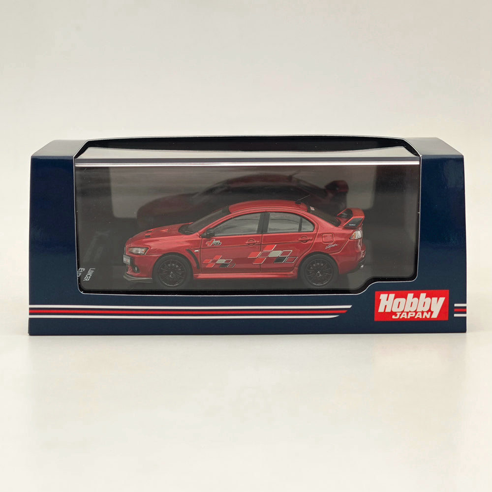 1/64 Hobby Japan Mitsubishi Lancer Evolution X RALLIART Red Diecast Model Car