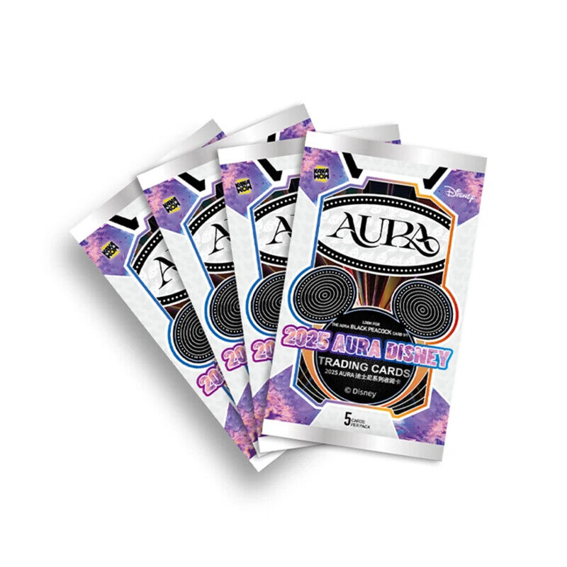 Original KAKAWOW 2025 AURA Disney Trading Cards AURA SERIES NEWY LAUNCHED Card