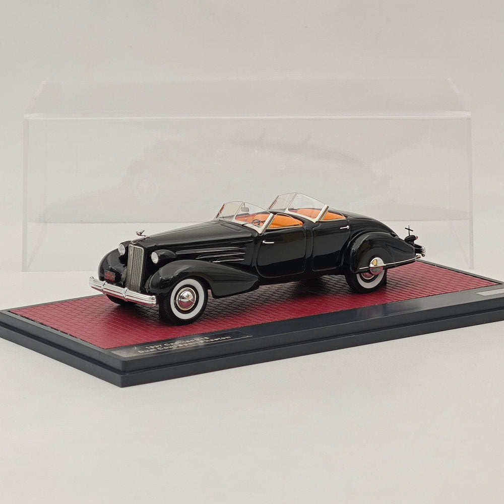 MATRIX-MODELS 1/43 Cadillac V16 Dual Cowl Sport Phaeton 1937 Resin black/open