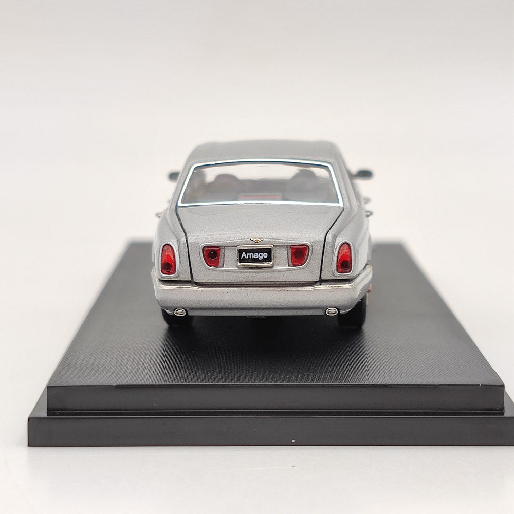 GFCC TOYS 1:64 1998 Bentley Arnage Silver Modèle de voiture moulé sous pression Collection limitée Jouets Cadeau