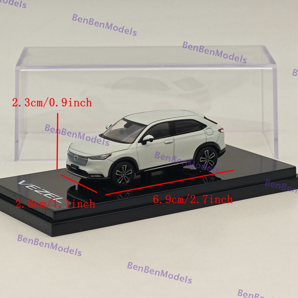 1/64 Hobby Japan VEZEL e: HEV Z Premium Sunlight White Pearl Diecast HJ641071ASW