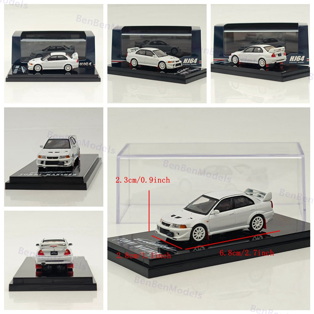 Mitsubishi Lancer GSR Evolution VI TME(CP9A) 2000 With Mud Flap Hobby Japan 1/64