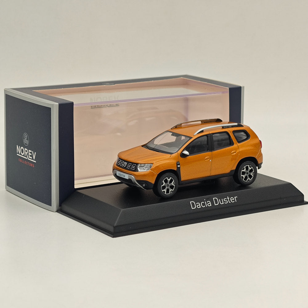 Modèle réduit de voiture moulé sous pression Norev Dacia Duster Atakama Orange, collection limitée 2017, 1/43