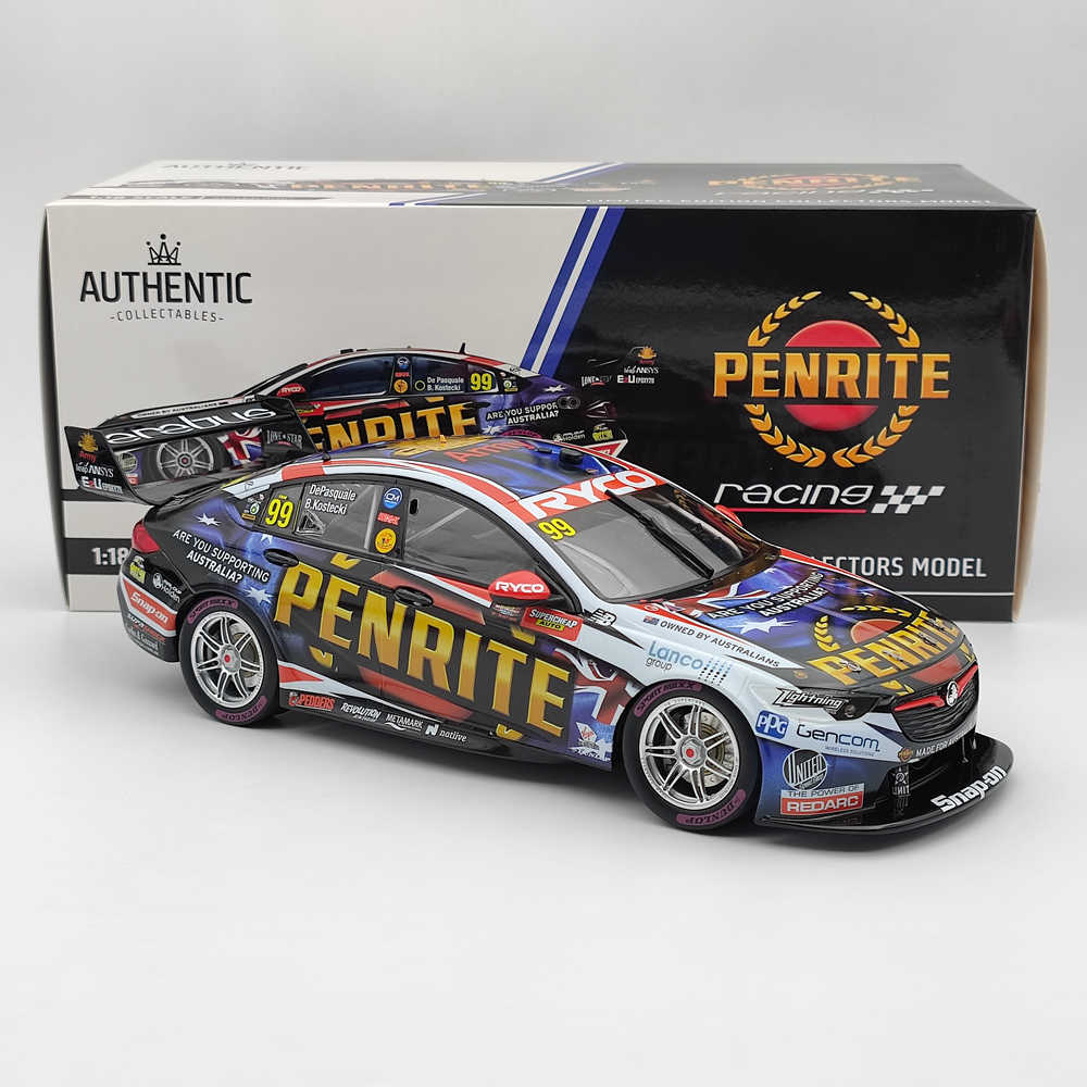 1/18 Authentic Penrite Racing #99 ZB Commodore Supercar 2020 Resin Car Toys Gift