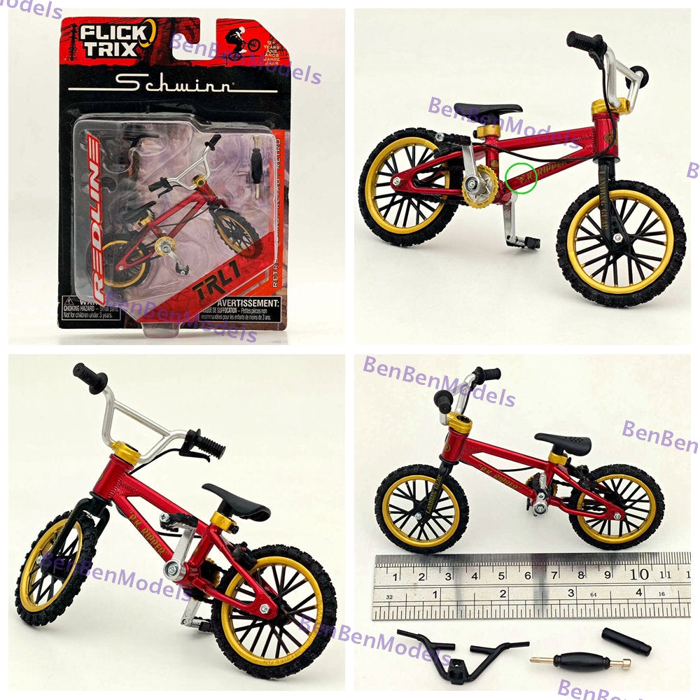 FLICK TRIX Miniature BMX Finger Bike PREMIUM DeathTrap Bicycle Diecast Gift Toys
