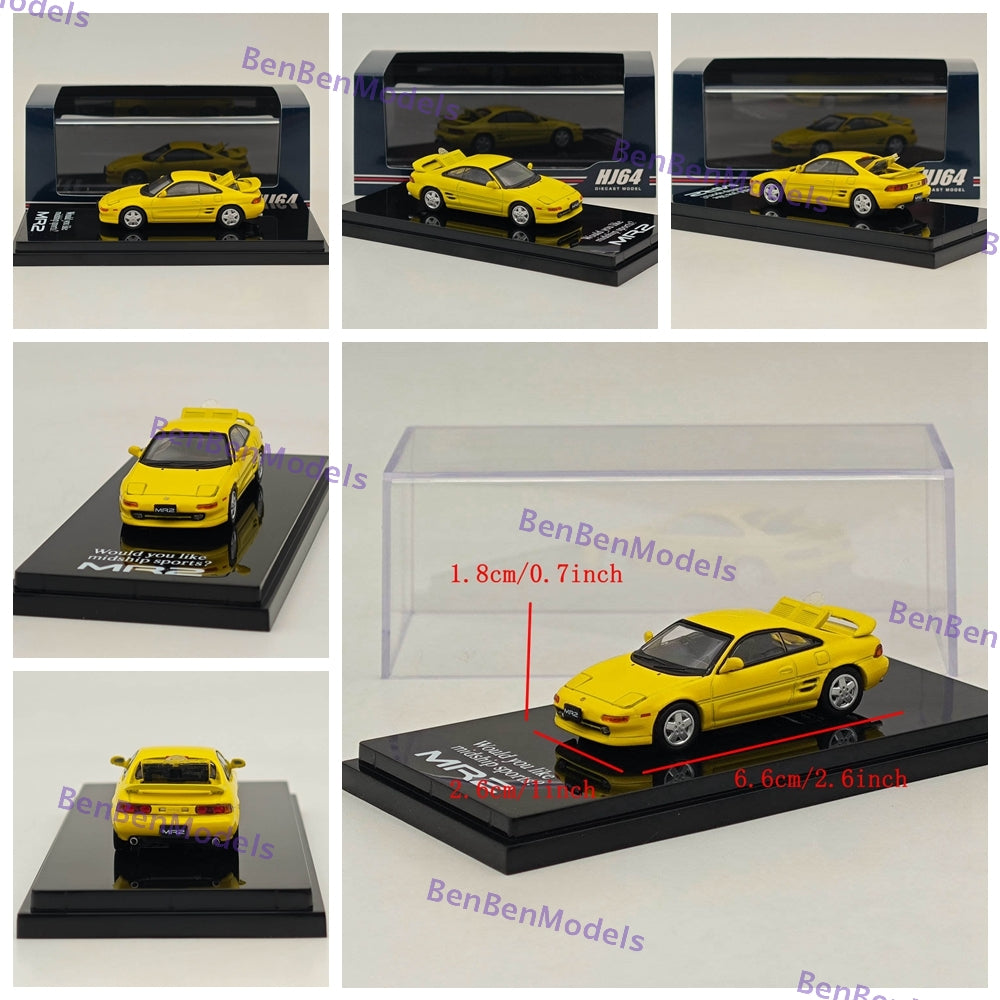 1/64 Hobby Japan Toyota MR2 (SW20)GT-S 1993 Diecast Model Car Limited Collection