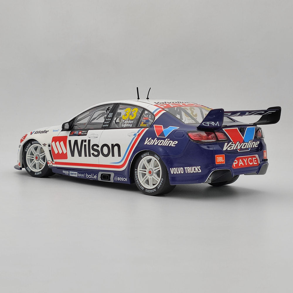 1/18 Apex Wilson Racing #33 Tander/Golding 2017 Sandown 500 AD80709 Modèles moulés sous pression Collection limitée