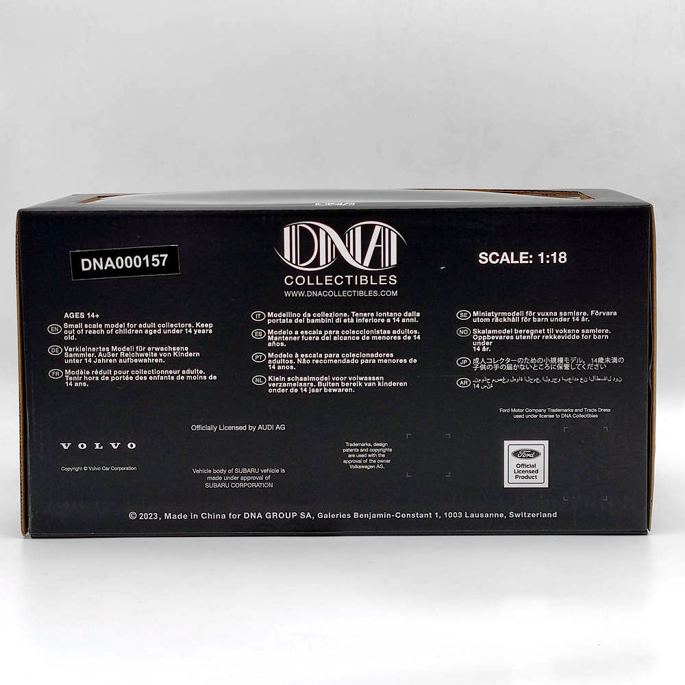 Objets de collection DNA 1/18 Volvo 164 E 1972 DNA000157 Modèle de voiture en résine Limited Green Toys Gift