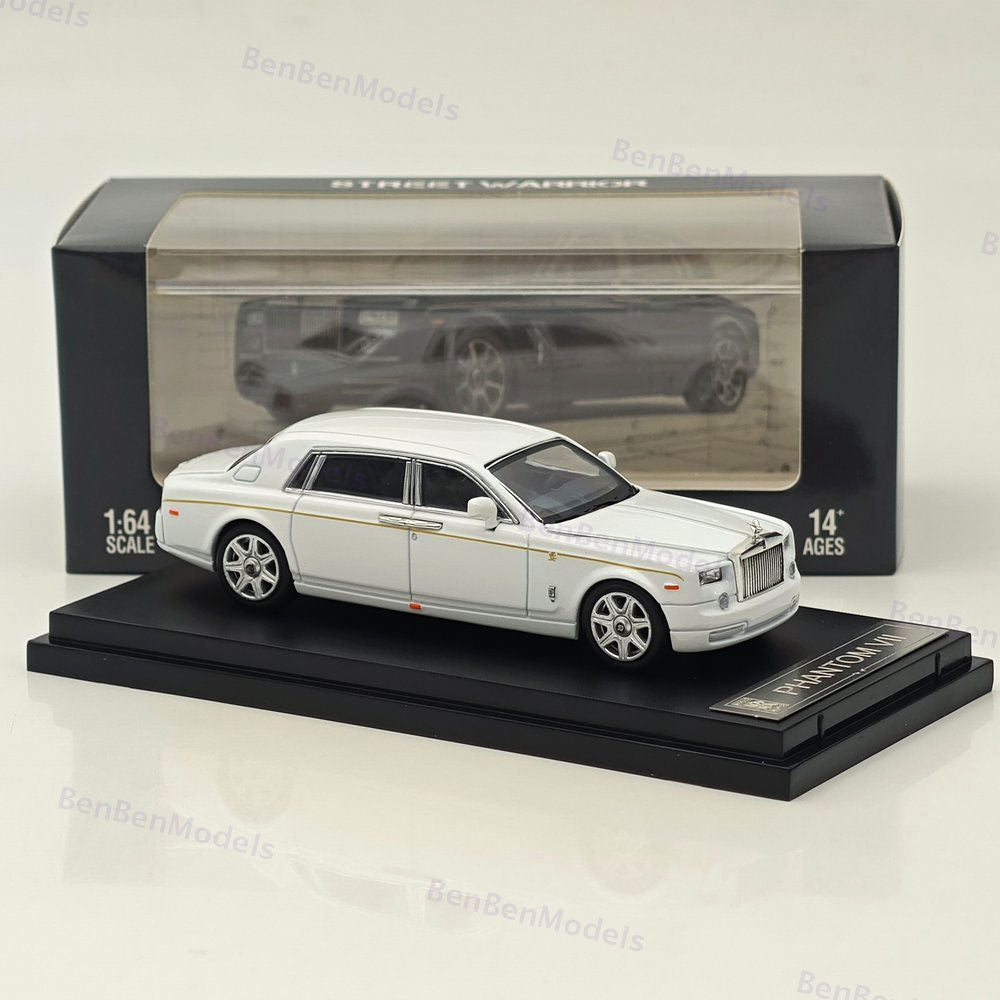 1:64 SW Rolls-Royce Phantom VII 7 Luxury Sedan Sports Model Diecast Metal Car