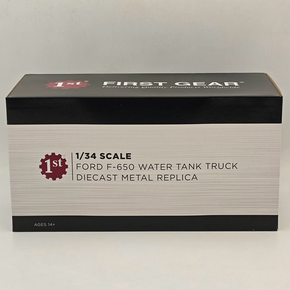 1/34 FIRST GEAR FORD F-650 WATER TANK TRUCK Blue #4155 DIECAST Model Collection