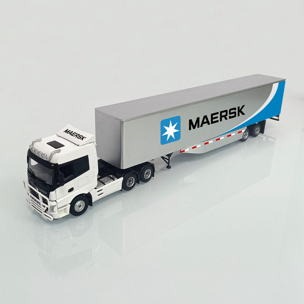 MJ 1:64 Sany Tracteur Camion Yingjie Édition Conteneur Moulé Sous Pression En Alliage Modèle De Voiture Collection Cadeaux Édition Limitée