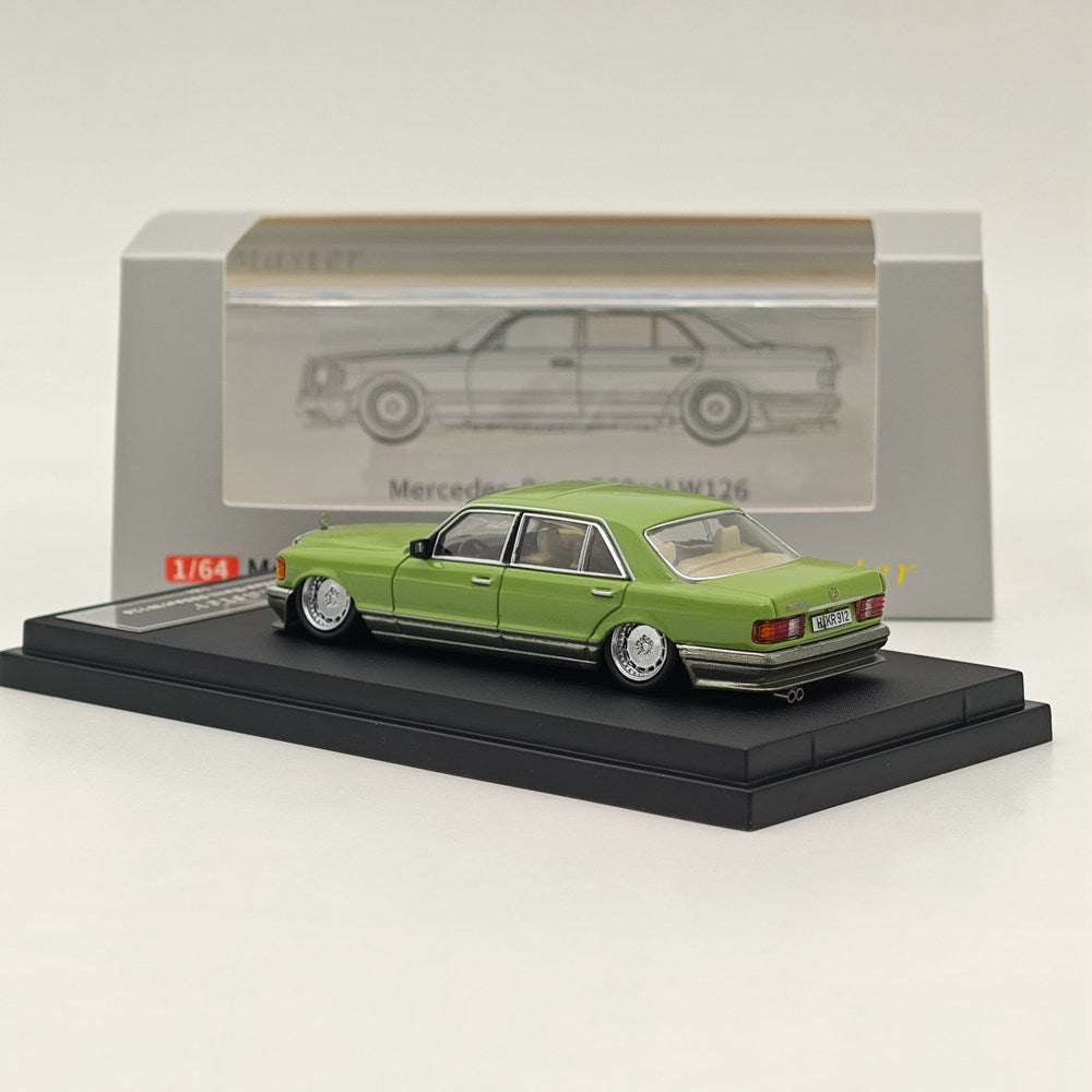 Voiture miniature moulée sous pression Mercedes-Benz S560sel W126 1:64