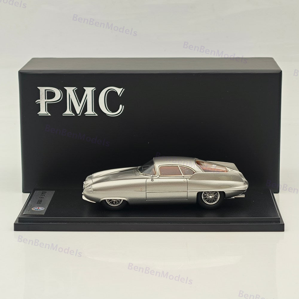 PMC 1/43 Alfa Romeo B.A.T. 9 1955 Silver Resin Model Car Limited Edittion 111