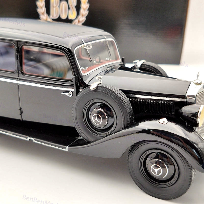 1/18 BOS Mercedes Benz 260D Pullman Limousine Black 1937 Limited Collection