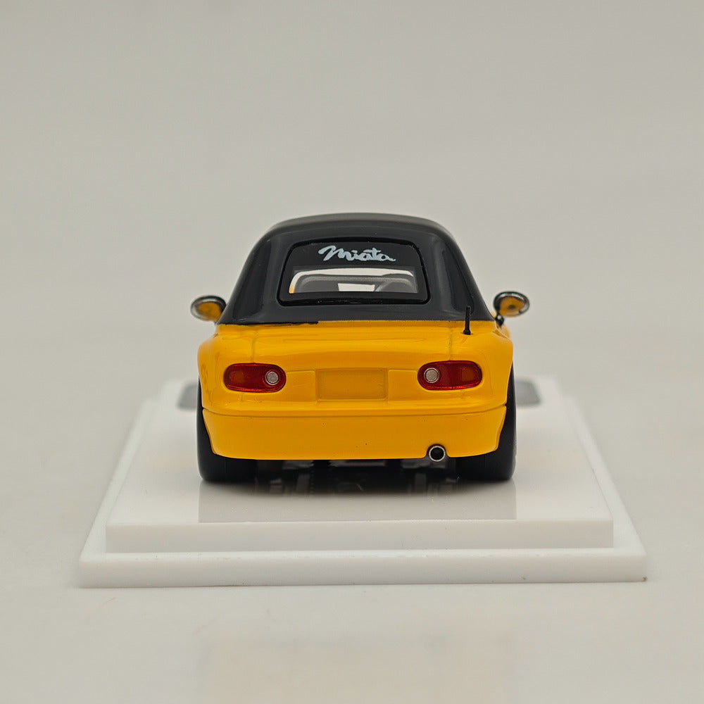 MJ 1:64 Miniature Mazda mx5 Q miata na Resin Car Models Toys Hobby Collection Gifts Limited Edition