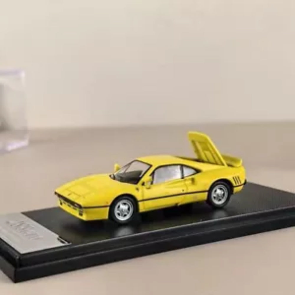 Hone Model 1/64 Ferrari 288 GTO Modèles moulés sous pression Miniature de voiture Collection limitée
