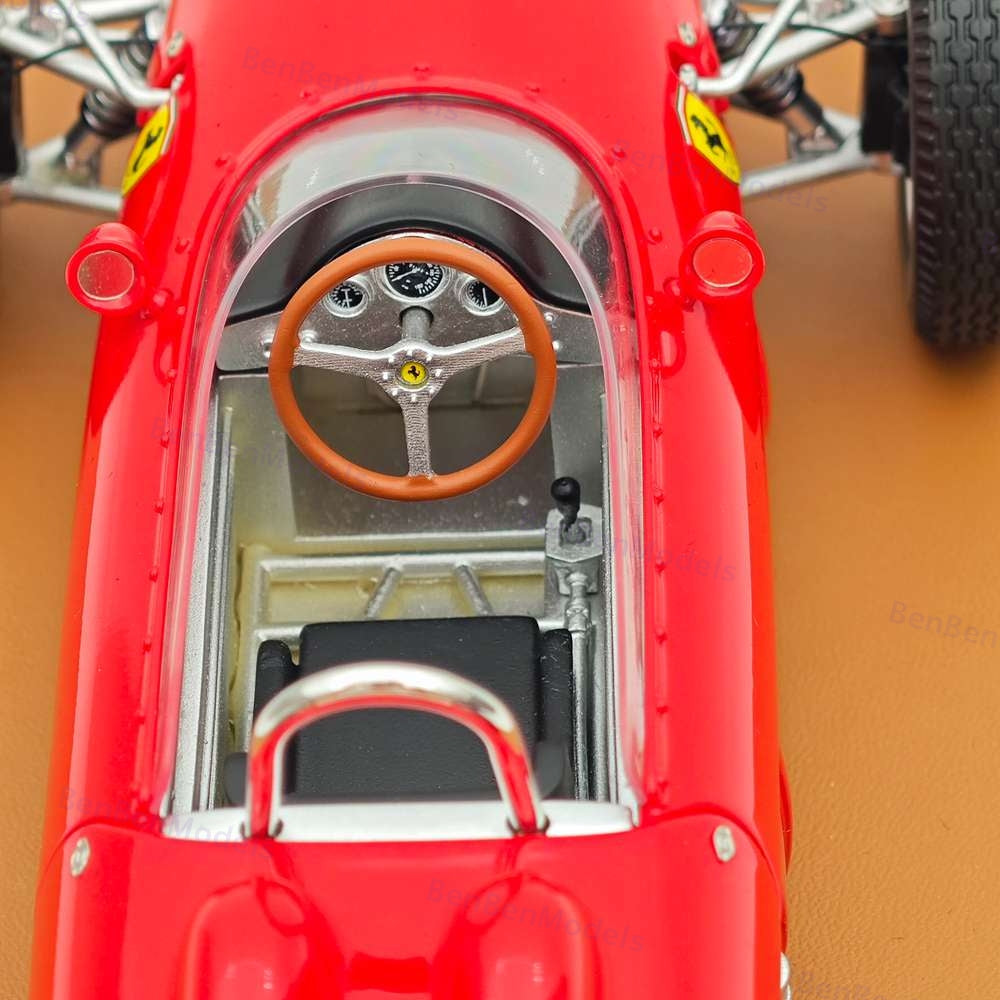 Tecno 1/18 Ferrari 156 F1 1962 German GP Driver Lorenzo Bandini #4 TM18-308B