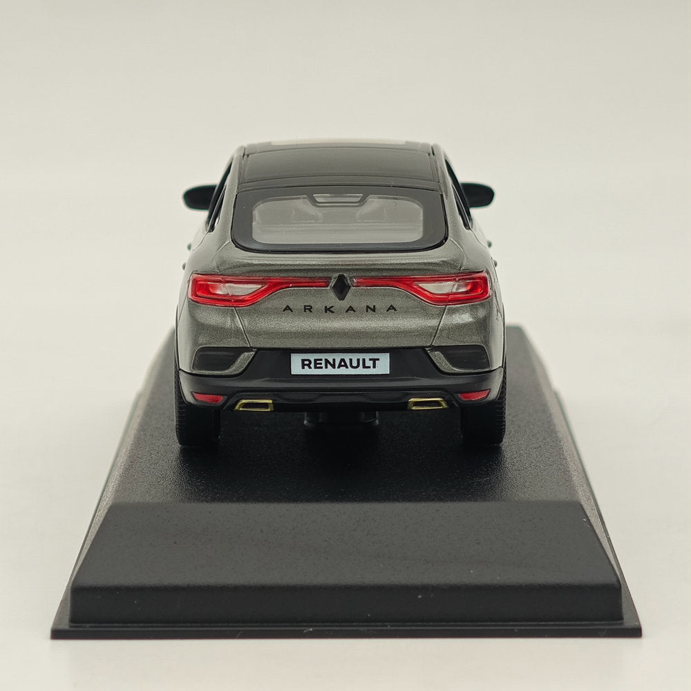 Modèle réduit de voiture moulée sous pression grise Norev Renault Arkana E-Tech, modèle réduit de 2022, 1/43