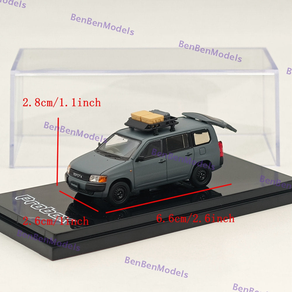 1/64 Hobby Japan Toyota PROBOX CUSTOMIZED VER Matte Gray HJ643062GY Models Car
