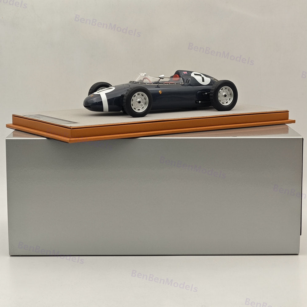 1/18 Tecnomodel Porsche 718 F2 1960 Winner Team Rob Walker XV B.A.R.C #7 Aintree