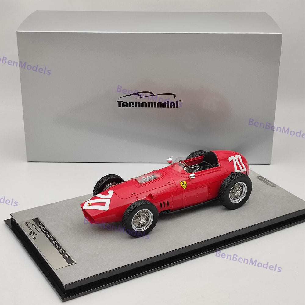 1/18 Tecnomodel Mythos 246/256 F1 Dino Winner ltaly GP P.Hills 1960 #20