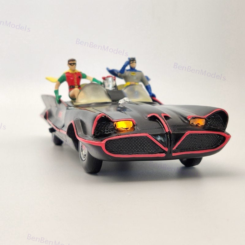 BATMAN TV Series BATMOBILE Sculpture With Lights And Music By Bradford Exchange