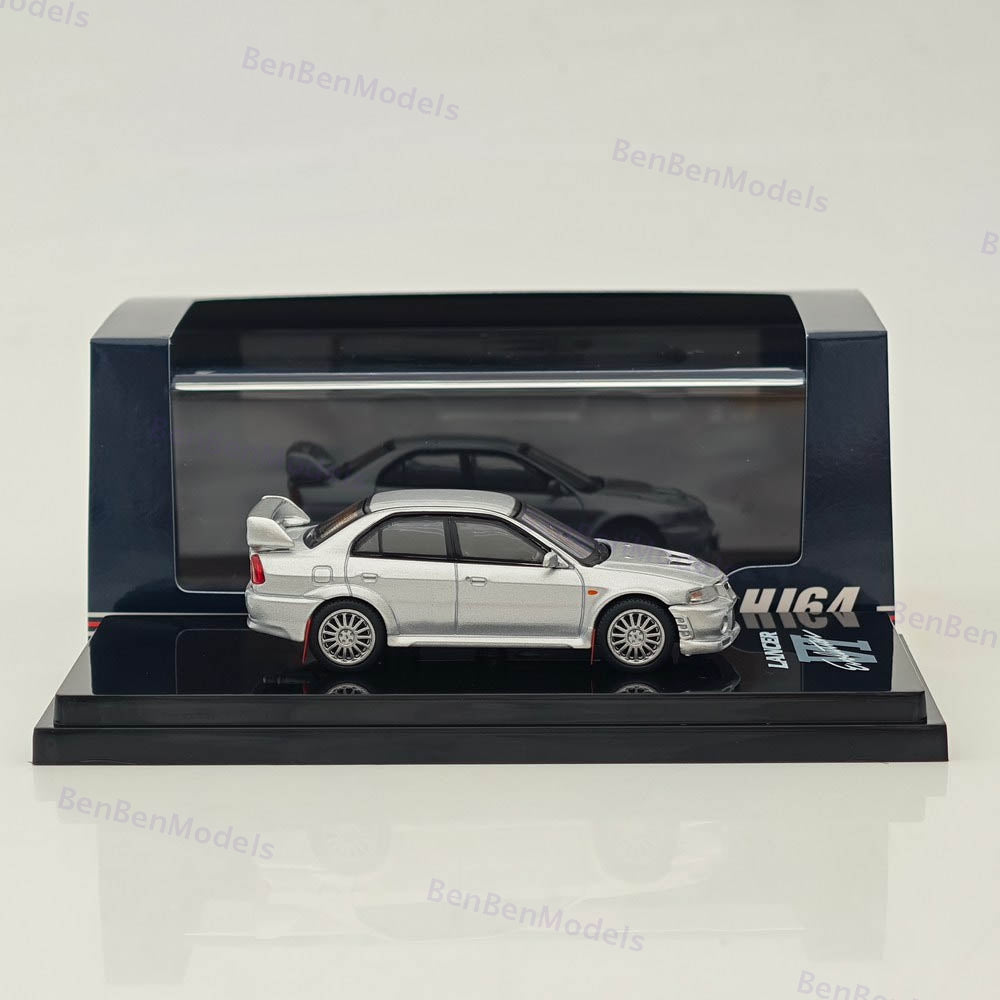 Hobby Japan 1/64 Mitsubishi Lancer GSR Evolution V (CP9A)1999 Silver HJ642033AS