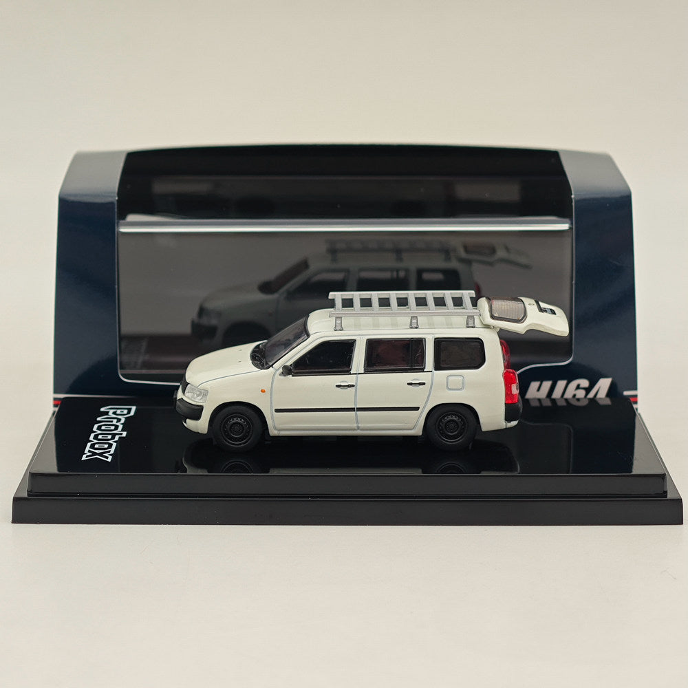 1/64 Hobby Japan Toyota PROBOX Customized ver. with ROOF CARRIER White HJ642062W