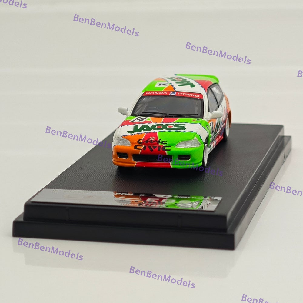 1:64 SW Civic EG6 JACCS Livery #14 Diecast Model Limited 499 Collectible Car