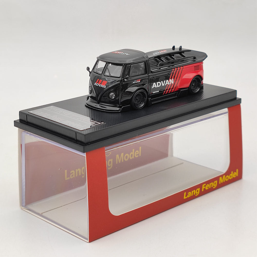 LF 1:64 VW RWB T1 Pickup Diecast Toys Car Models Miniature Vehicle Hobby Collectible Gifts