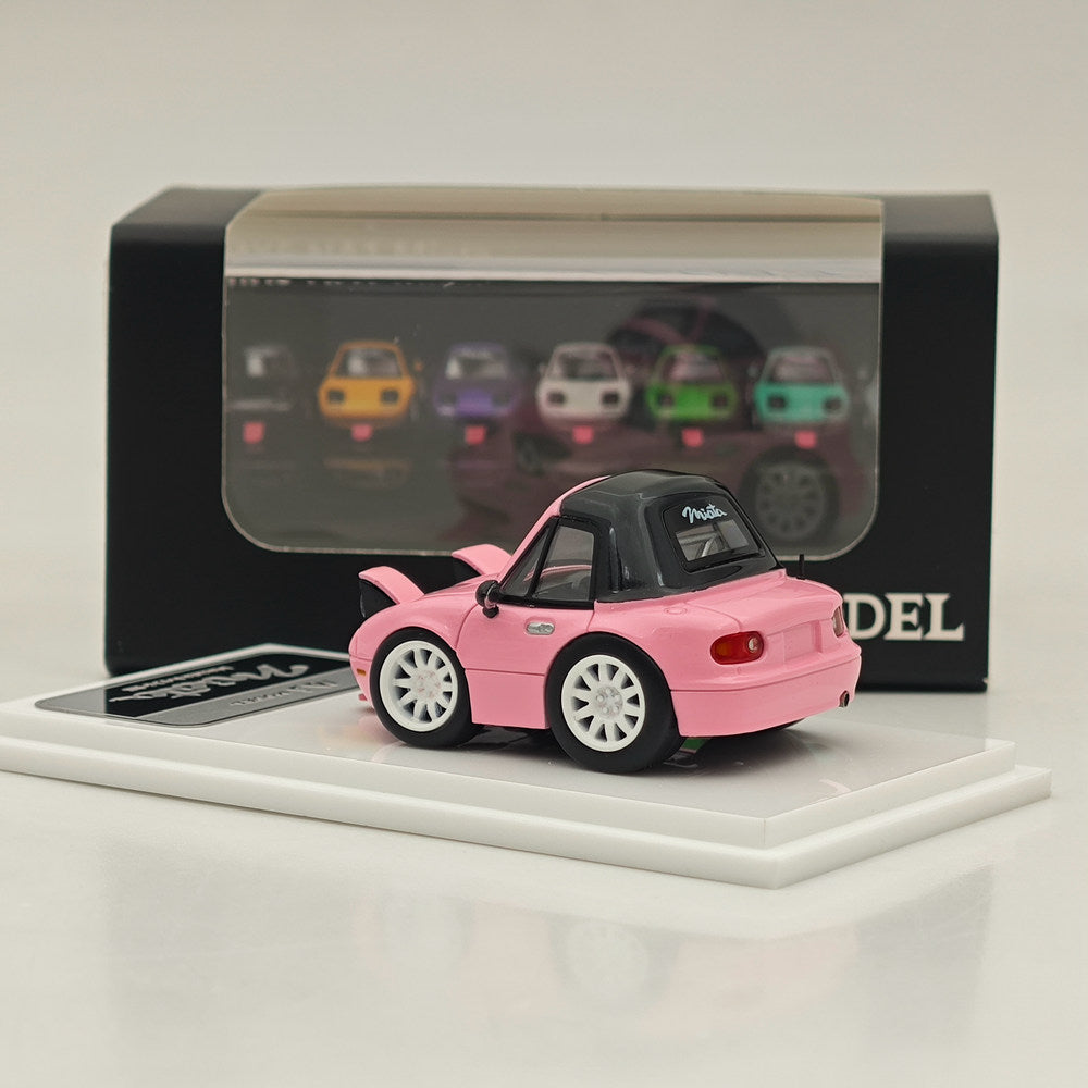 MJ 1:64 Miniature Mazda mx5 Q miata na Resin Car Models Toys Hobby Collection Gifts Limited Edition
