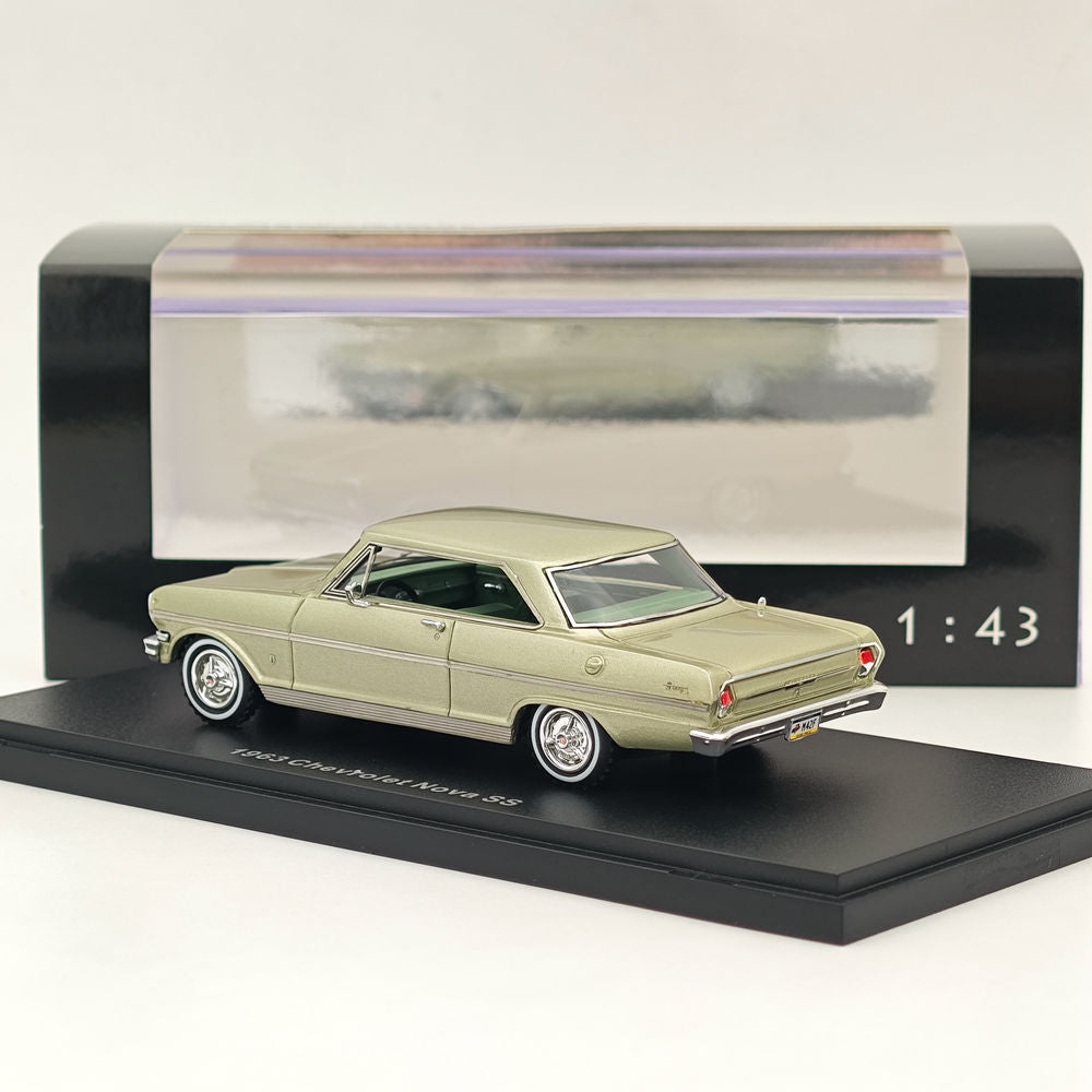 NEO 1/43 1963 Chevrolet Nova SS Green Resin Models Car Colllection In Stock - US