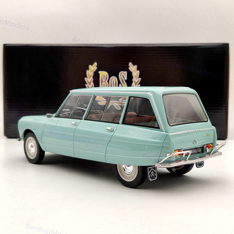 BOS 1/18 Citroen Ami 6 Break 1967 BOS390 Blue Limited Edition Collection Models