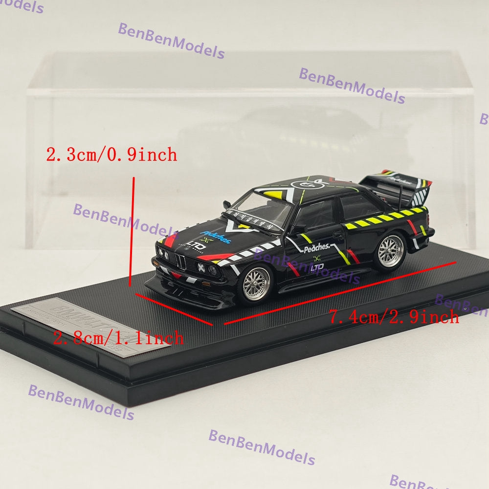 1/64 STREET WARRIOR SW BMW LTO E30 M3 Peaches Diecast Models Car Collection