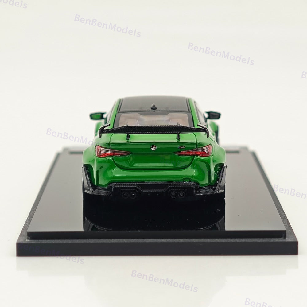 1:64 SW BMW M4 G82 Green Sports Diecast Models Car Limited Collection Gift