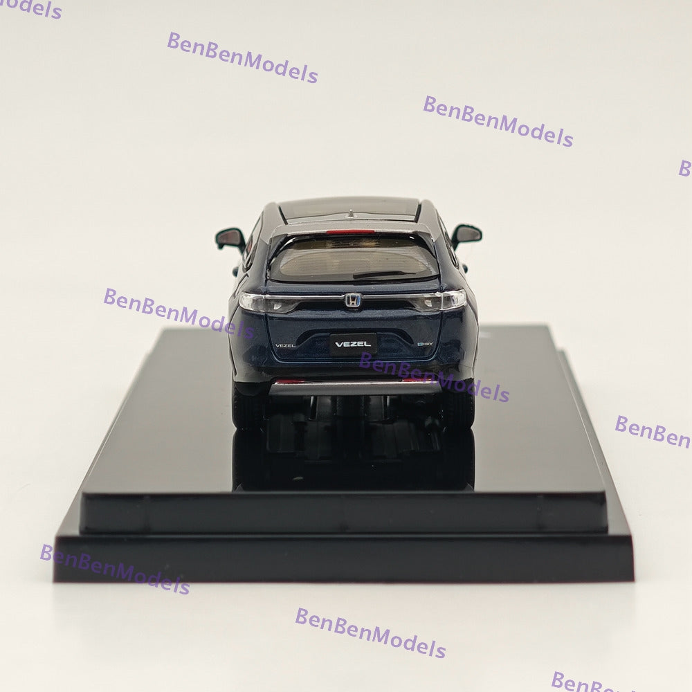 1/64 Hobby Japan VEZEL e:HEV PLaY Midnight Blue Beam Metallic Diecast HJ642071BL
