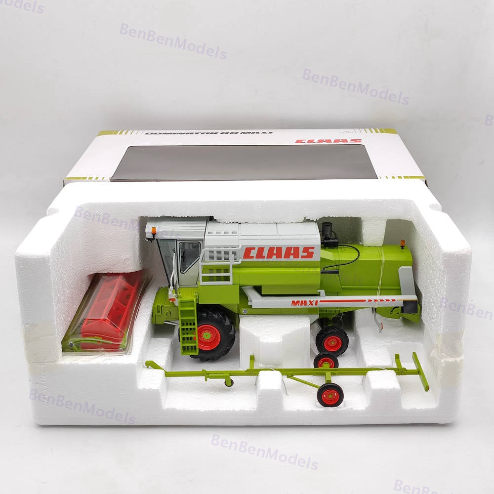 Replicas 1/32 CLAAS 88 MAXI DOMINATOR COMBINE HARVESTER & HEADER TRAILER REP170