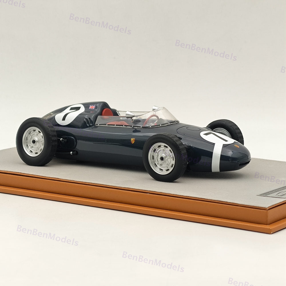1/18 Tecnomodel Porsche 718 F2 1960 Winner Team Rob Walker XV B.A.R.C #7 Aintree