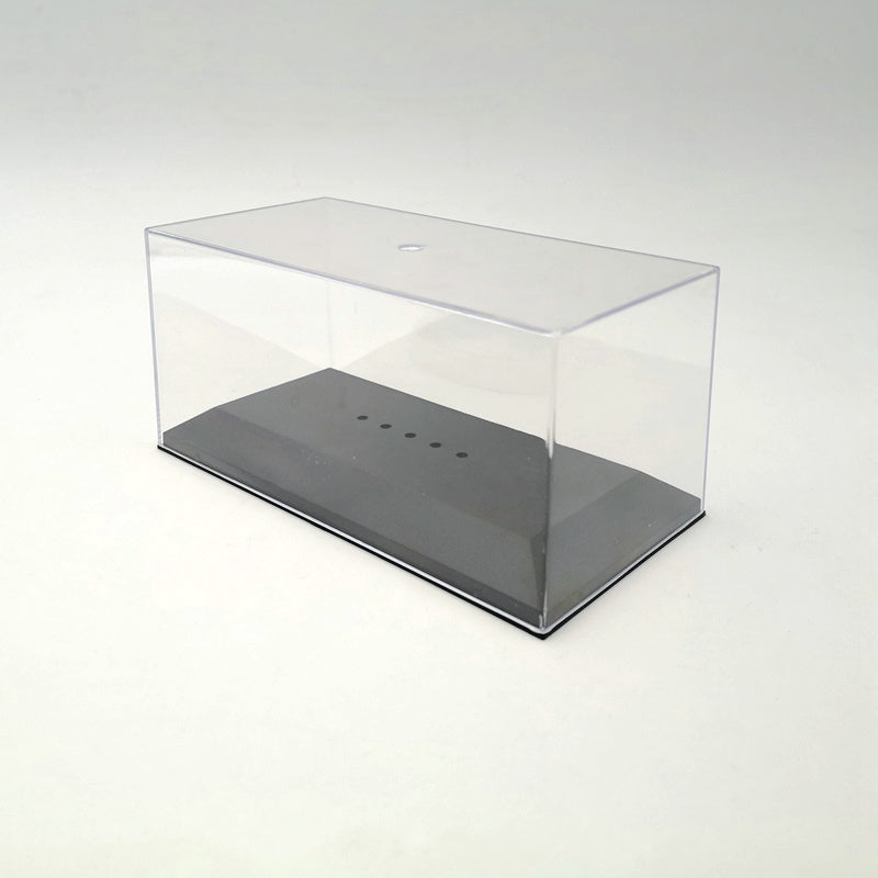 Boîtes en acrylique de 15,3 cm 6 pouces, présentoir de rangement transparent anti-poussière pour modèles de voitures et jouets à l'échelle 1:72, 1:43