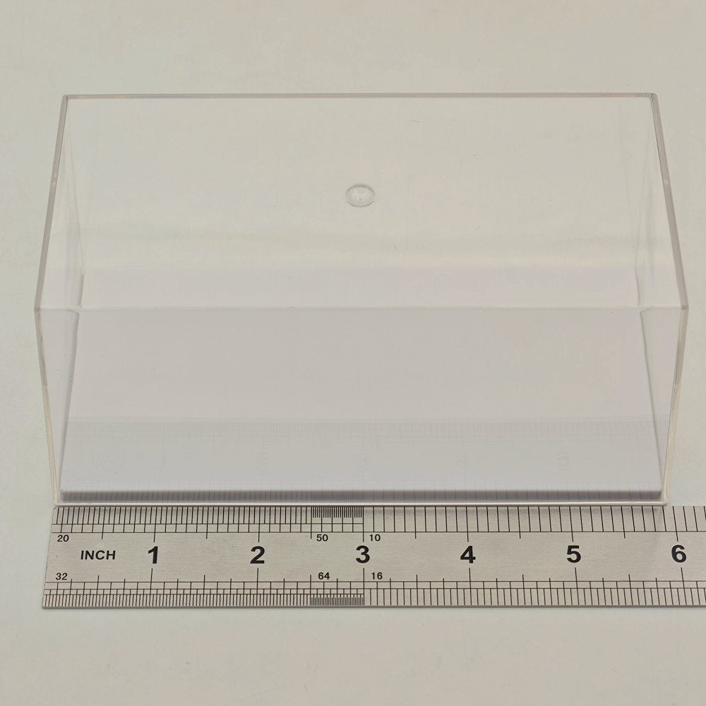 15.3cm 6'' Acrylic Boxes Display Case Stand Box Storing Transparent DustProof for 1:72,1:43 Scale Toys Car Models