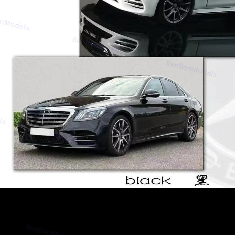 Glory Model 1:64 Mercedes Benz S500L W222 10th Alloy Diecast Car Model Open Hood Gifts