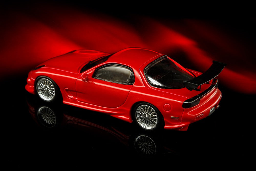 Mortal 1:64 Mazda RX7 Veilside Miniature Hobby Diecast Jouets Modèles de Voiture Collection Cadeaux