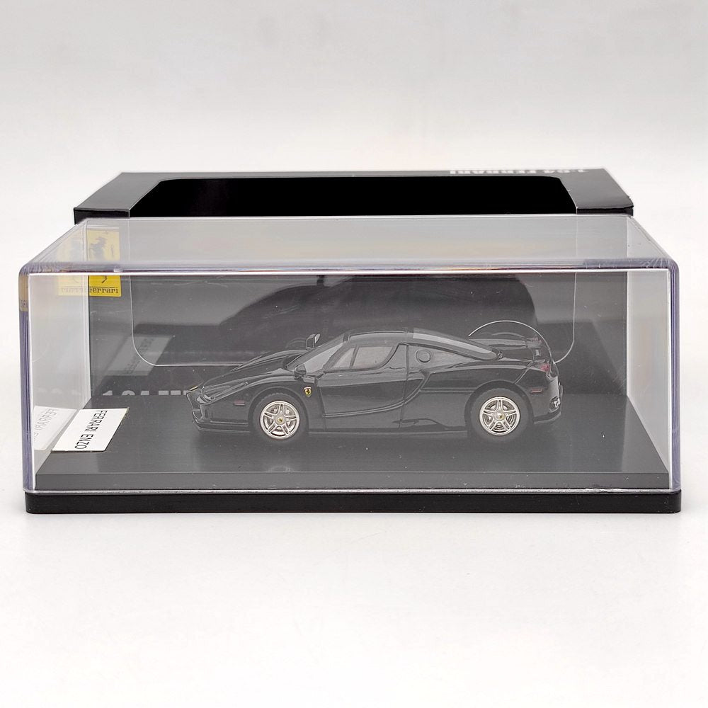 Voiture de sport en métal moulé sous pression Ferrari Enzo (noir) à l'échelle 1/64, modèle de collection, jouets, cadeau