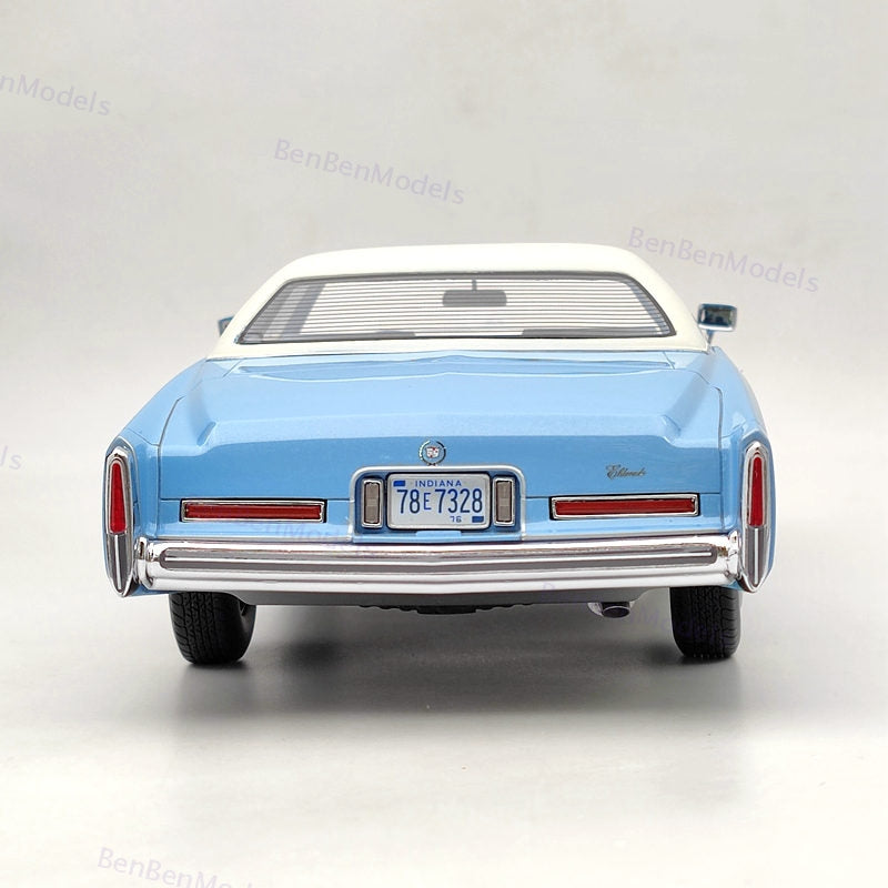 BOS 1:18 Cadillac Eldorado Coupe Blue 1976 BOS328 Resin Model Limited Collection