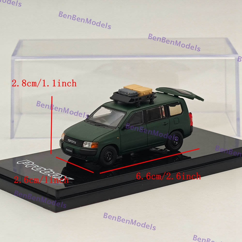 1/64 Hobby Japan Toyota PROBOX CUSTOMIZED VER Matte GREEN HJ643062GR Models Car