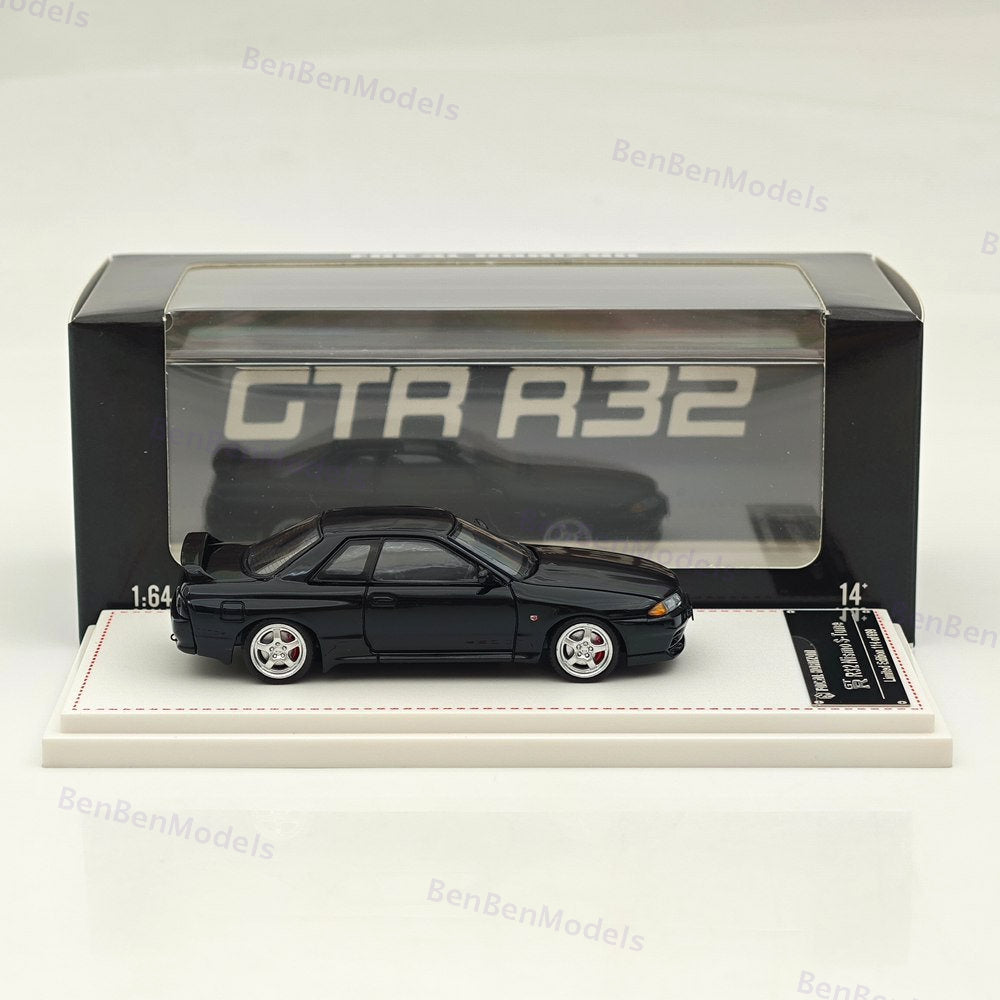 FH 1:64 Nissan Skyline GTR R32 Nismo S-Tune Sports Model Black Diecast Metal Car